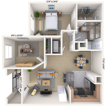 Evergreen with Study 1212205 floor plan